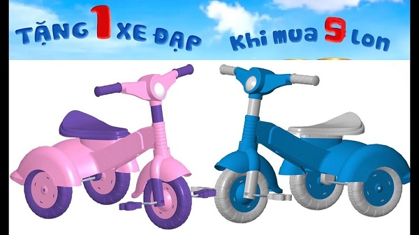 xe đạp khuyến mại cho bé